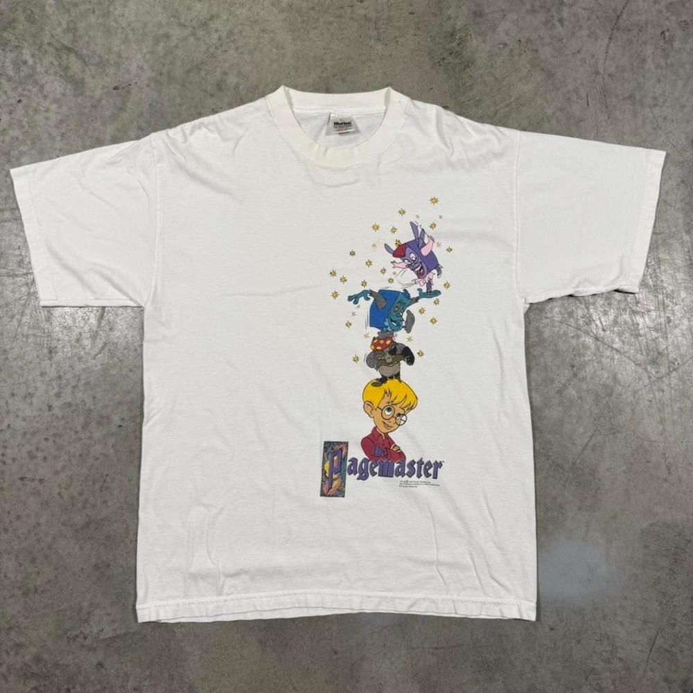 Vintage 90s Pagemaster Movie Shirt